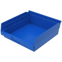 Akro-Mils 30170 플라스틱 중첩 선반 상자 (30.5 x 27.9 10.2 cm(12 11 4 인치)) 옐로우 150968, Blue