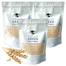 헬로우그린 통귀리 500g(팩)x3 오트밀 귀리 귀리쌀 귀리밥, 3개
