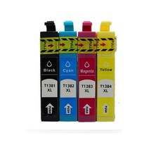 엡손 T138 TX230W 235W TX320F 325F TX420W 430W 435W 비정품잉크, T1383 [빨강], 1개