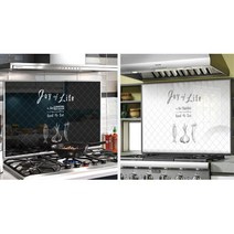 가스렌지벽면 간편하게 붙이는 아트글라스 주방액자 주방 기름튐방지 럭셔리 부엌 추천, 1개