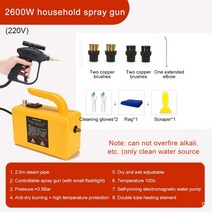 스팀세차기 고압 무선 차량용 진공 살균기 에어컨 세척기 32, ww366c-1, 110v, 유럽 ​​연합