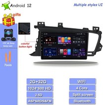안드로이드올인원 안드로이드 자동 360 카메라 8 + 128G 안드로이드 12 기아 K5 옵티마 3 2011 2015 자동차 라디오 멀티미디어 비디오 플레이어 내비게이션, 2-32-Sony-HD