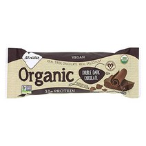 단백질바 NuGO Nutrition Bar - Organic Double Dark Chocolate 1.76 oz Case of 12