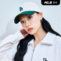 MLB 스토어 EXCLUSIVE 배색 언스트럭쳐 볼캡 LA (Mg.Green)