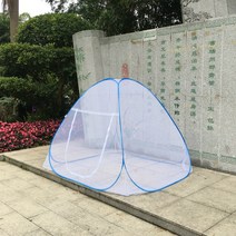 타프모기장 타프모기장 야외 모기장 여행 몽골텐트 자동 불필요 접이식 휴대용 텐트 바닥매트 독립, C01-0.9x1.9미터(상하침대매트)