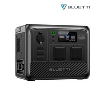 BLUETTI 블루에티 AC60 600W 403Wh파워뱅크 휴대용 대용량배터리 초고속충전 캠핑용 차박용 태양광 발전기 인산철 220v배터리 낚시 야외작업용