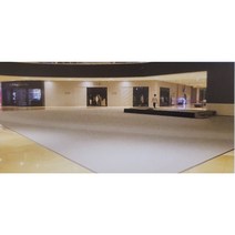드럼 학원 기타 어린이집 골프퍼팅 골프샵 스크린 파이텍스 1.5mmx0.9mm 베란다 코일 매트 레드카펫 전시회 전시장 헬스장바닥 수영장, 회색