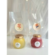 과일청/답례품/단체선물/깜찍한 미니수제청 165g1구 (자몽/키위/딸기/생강/레몬 등 10가지 맛), 레몬생강