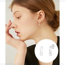 [국내정품상품] JESTINA 제작 15일 [아이유 귀걸이] SIGNATURE J 귀걸이 (JJSJEQ2BS408SW000)