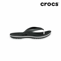 [크록스] 공용 크록밴드 플립 블랙 11033-001