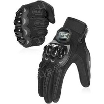 오토바이 장갑 바이크 터치 편안한 가죽장갑 라이더 자전거 클래식 글러브 토시 겨울 방수 방한 방풍 다이네즈 RAVER 레이버 PCX 인다이스, SC33-Black