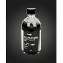쿵스 도료 GCC-010 클리어컬러 블랙 80ml