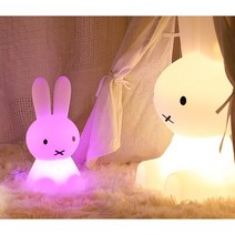 미피 수유등 무드등 아이방 조명 led 수면등, 3색미피, 28cm