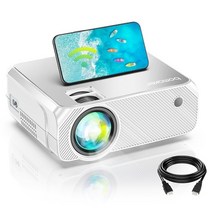 빔 프로젝터 bomaker led android 10.0 wifi 풀 hd 1080p 지원 300 인치 대형 스크린 홈 시어터 스마트 비디오 비머, CHINA_GC355 white | AU 플러그