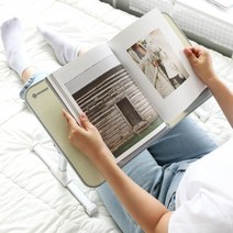 바보사랑 인체공학 높낮이 각도조절 캠핑데스크 베드트레이 S7L .히키스