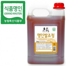 (두레촌) 명인 쌀조청 5kg/식품명인 강봉석/국내산 쌀, 단품, 단품