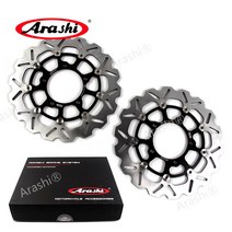 Arashi 1 쌍 CNC 플로팅 브레이크 디스크 로터 에 SUZUKI M INTRUDER RB 1800cc 2016 2017 오토바이 M109R, 검정색
