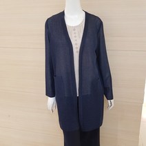 [모라도] 세련된 짜임과 시원한 소재의 V넥 여름 롱 가디건 RJM3CD220