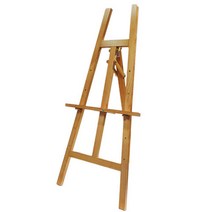 나무이젤 120 (120cm) 학교 학원 수업용 전시용이젤 액자받침대 전시회 미술 그림 화판 받침대 원목