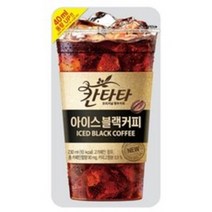 칸타타 아이스 파우치 블랙커피, 230ml, 40개