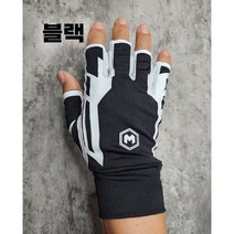 몽키그립 파워패드 오른손 손등 골프장갑, 블랙