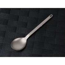 순수 티타늄 야외 식기 야외 캠핑 식기 세트 티타늄 포크 티타늄 스푼 샐러드 포크 캠핑 휴대용 장비, 순수한 티타늄 숟가락