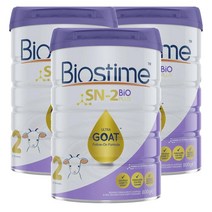 바이오스타임 호주 Biostime Stage 2 2단계 SN-2 바이오 플러스 팔라우온 울트라 산양 분유 800g, 3팩