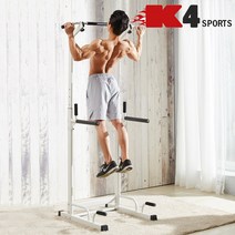 K4아몸디스포츠 치닝디핑 운동기구 웨이트 철봉 턱걸이기구 복합헬스머신(K4-351W), 화이트(K4-351W)