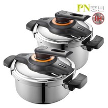 PN풍년 베르투S IH 압력솥 6인용/10인용 통3중 열전도율/원터치 스탠딩뚜껑 인덕션, PN 베르투S-6인용