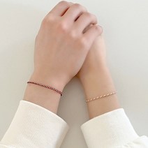 [커플추천] 럭키 미산가 소원 팔찌 7컬러 중 택2