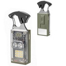 초경량 고휘도 다기능 클립 led 랜턴 후레쉬 라이트 멀티 캠핑, 1개