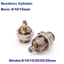 유압실린더 핀 cjpb smc 유형 단동 스프링 리턴 보어 6mm10mm15mm 스트로크 51015202530mm 마이크로 공압, cjpb15-30