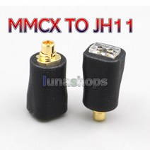 MMCX 변환기 헤드폰 이어폰 플러그 수-암 HE1000se qdc JH EXK ie8 HD650 MH334 0.78mm, [01] Black Or Gold, [03] ER4B Male To MMCX
