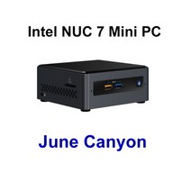 미니PC 컴퓨터 초미니 초소형 산업용 피씨 인텔 NUC7 미니 호스트 6 월 캐년 NUC7CJY 셀러론 J4005 9 세대 DDR4-2400 경량, [02] 4G DDR4 120G SSD