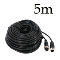 트럭 트레일러용 후방카메라 항공 연장 케이블 3m 5m 6m 7m 10m 15m 32FT 4핀, 5m_12V, 5m+12V, 5m+12V