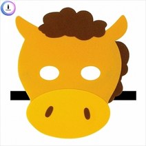 기타 h50 동물가면띠-말, 말, 말