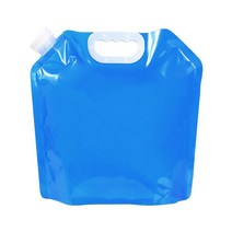 보틀백 보냉파우치 waterbags with faucet water tank foldable 휴대용 음주 야외 캠프 요리 피크닉 바베큐 물 용기 가방 캐리어 5l10l, 파란색 5l 수도꼭지 없음