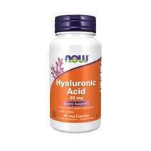 나우푸드 히알루론산 MSM 나트륨 스테아르산, 1개, 히알루론산 50mg 60캡슐