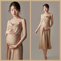 머메이드 슬림 드레스 주수 사진 원피스 만삭촬영 임신부 임산부 베이비샤워