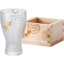 아데리아 프리미엄 일본 마스 사케잔 100ml 금붕어 불꽃놀이 니혼슈 술잔 글라스, 사케잔_단품