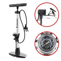 아이워너 알루미늄 게이지펌프 자전거 공 다기능펌프, 단품, 1개