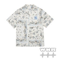 MLB) 남녀공용 페이즐리 반팔셔츠 3AWSP0123-50IVS