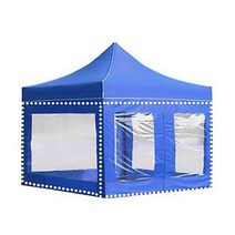 DZB 캐노피 천막 2M 벽면만 1면 투명 지퍼 바람막이 지지대 지붕 천막 코스트코 그늘막 풀세트 야외천막 바, DZ투명지퍼2M 블랙