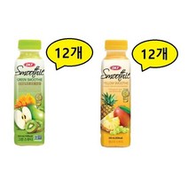 OKF) 옐로우 스무디 350ml 12개 & 그린 스무디 350ml 12개 총 24개, 상세페이지 참조, 상세페이지 참조
