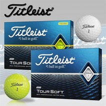 타이틀리스트 2020 NEW TOURSOFT 골프공 12알 더즌, New Tour Soft 화이트/free