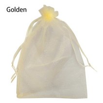 20/50/100PCS 포도 과일 보호 가방 정원 Drawstring 그물 메쉬 안티 조류 식물 나무 Organza, Gold_20x30cm(20pcs)