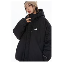 케익 아웃도어 바람막이 등산 두꺼운 후드 코튼 집업 파카 점퍼 자켓 S371