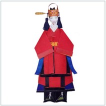 한국궁중의상 종이접기 금관조복