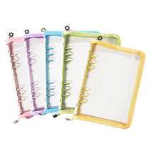 6공 포카바인더 포토카드 보관 A5 다이어리 앨범 스티커 엽서 티켓 인생네컷 포켓 북, 옵션 02 포카바인더 (세트), 네이비, 세로2칸속지(10장)