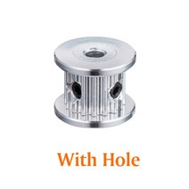 알루미늄 타이밍 벨트 아이들러 풀리 3D 프린터용 2GT GT2 16T 20T 톱니 3mm 5mm 8mm 보어 6mm 너비, [03] 20T W6 B3, [01] with hole, 1개